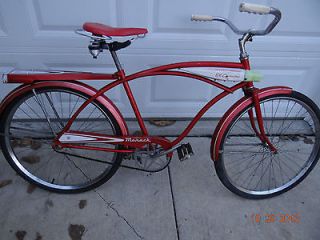 Vintage Monark El Camino 24 Single Speed Tank Bicycle/Bike Silver 