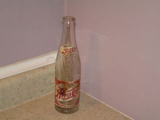 Vintage Antique Red & White 1953 Sparkling Pepsi Soda Pop Bottle 53 
