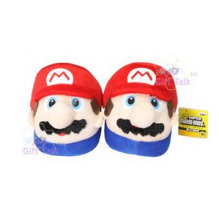 Newly listed NEW Super Mario Bros Anime Kids Red Plush Doll Slipper 