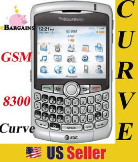 NEW RIM Blackberry 8300 Curve SMARTPHONE GSM SILVER Phone AT&T