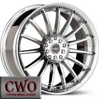 17 Chrome Ruff R950 Wheels Rims 4x100/4x114.3 4 Lug Civic Integra 