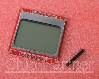 1PCS 84X48 84*48 Nokia 5110 LCD Module with blue backlight adapter 