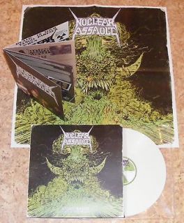 NUCLEAR ASSAULT   Atomic Waste White vinyl limited to 100 sold out 
