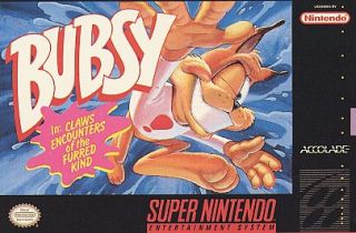 Bubsy in Claws Encounters of the Furred Kind Super Nintendo, 1992 