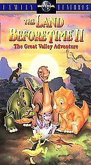 The Land Before Time II The Great Valley Adventure VHS, 1994 