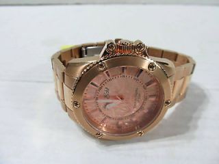 marc ecko rose gold tone bracelet men s watch e22598g1