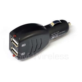 For Straight Talk LG Optimus Black Dual USB Car Charger Adapter