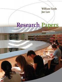 Research Papers by William Coyle and Joe Law 2009, Paperback