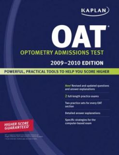 OAT 2009 2010 by Kaplan Publishing Staff and Kaplan 2008, Paperback 