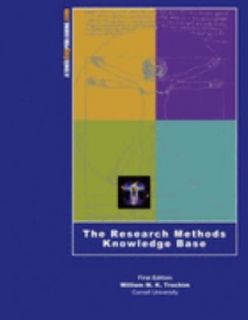 The Research Methods Knowledge Base by William Trochim 2001, Paperback 