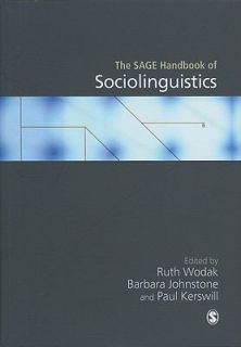 The SAGE Handbook of Sociolinguistics 2010, Hardcover