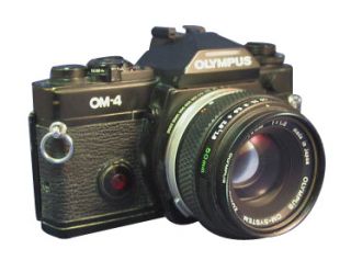 Olympus OM 4 35mm SLR Film Camera with 50mm Lens Kit