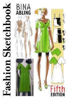Fashion Sketchbook by Bina Abling 2007, Paperback, Revised