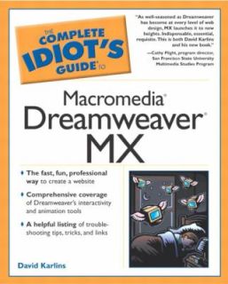 Dreamweaver 5 by David Karlins 2002, Paperback
