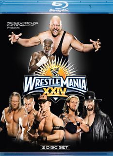 WWE   Wrestlemania XXIV Blu ray Disc, 2008, 3 Disc Set