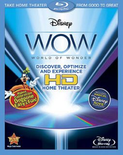 Disney WOW World of Wonder Blu ray Disc, 2010, 2 Disc Set