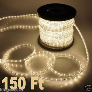 Cool White LED Rope Lights or Choose Color   Up to 150 feet 