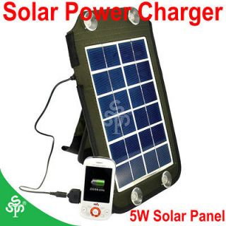 Car Carring Portable USB Solar Panel Charger For Mobile Phone GPS  