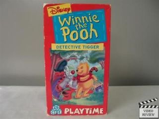 Winnie the Pooh   Detective Tigger VHS Walt Disney Home Video