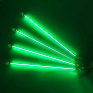 4X12 Green CCFL Cold Cathode UnderCar Neon Lights Underbody Lamps US 