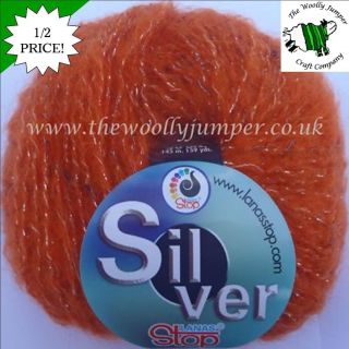 price paprika 336 lanas stop silver mohair yarn