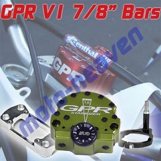 Newly listed GPR V1 Steering Damper Kawasaki KX450 F 06 07 7/8 BARS 