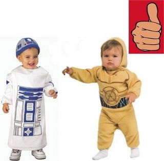 Star Wars   Costume   Baby   Set of 2   R2 D2 & C 3PO   Infant   6 12 