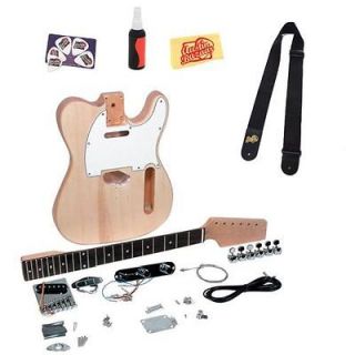 Saga TC 10T Build Your Own T Style Electric Guitar Kit Bundle