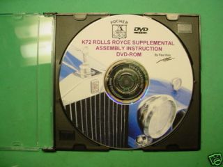 pocher k72 rolls royce supplemental instruction dvd cd time left