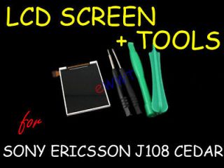 Replacement LCD Display Screen +Tools for Sony Ericsson J108 J108i 