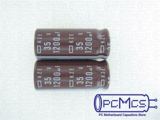 ncc kze 35v 1200uf ultra low impedance capacitor from