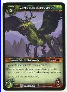 wow crown of the heavens card 166 corrupted hippogryph from
