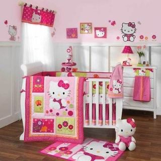 New Purple Pink White Hello Kitty Comforter Bedding Set Full 3PC