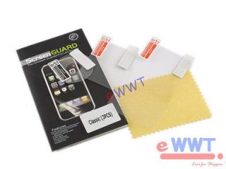 3x FULL Body Clear Screen Protector Film Set for iPod Classic 80GB 