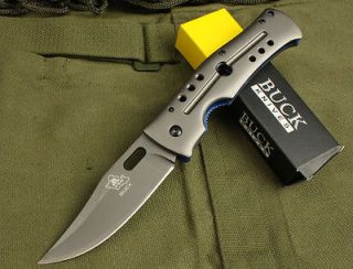 buck titanium saber with clip folding pocket knife k62 from