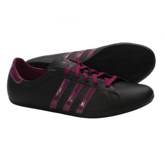 ADIDAS ORIGINALS WOMENS CAMPUS DP TRAINERS BLACK/PURPLE SIZES 6.5   9 