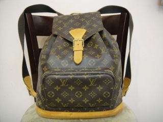authentic louis vuitton monogram backpack style handbag