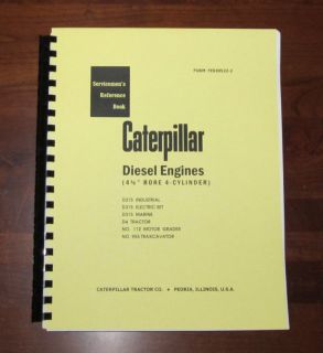 caterpillar d4 d315 112 955 engine service manual one day
