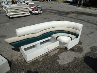 Newly listed PONTOON CORNER COUCH LEFT SIDE GREEN & WHITE 72 