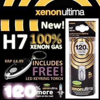   Mondeo MK3 ESTATE 00  RING H7 XENON ULTIMA +120% HEADLIGHT BULBS NEW