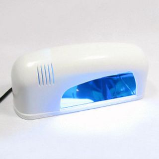 Newly listed 220V 9W WHITE UV GEL NAIL ART CURING LAMP Dryer Light