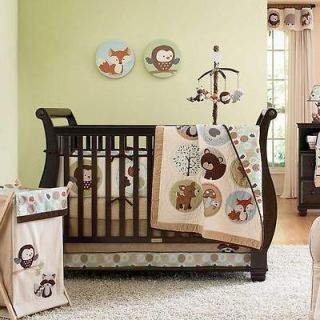 forest friends 4 piece baby crib bedding set by carters