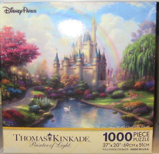 Disney World Cinderella Castle Thomas Kinkade 1000 pc Puzzle NEW