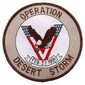 operation desert storm victory eagle flag war patch time left