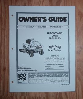 mtd 132 729g019 lawn tractor owners manual 
