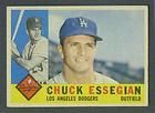 1960 Topps #166 Chuck Essegian (Dodgers) Vg Ex (Flat Rate Shipping)