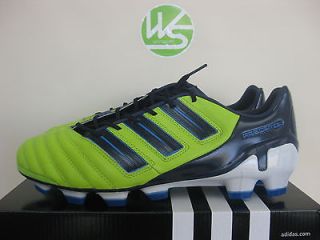 NEW ADIDAS adiPower Predator TRX FG Soccer Boots Leather Green Size 8 