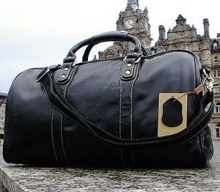 mens leather duffle bag in Clothing, 
