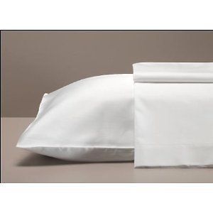   NEW PILLOW CASES COVERS STANDARD BRIGHT WHITE T 180 HOTEL GOLD LABEL