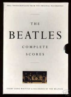 the beatles complete scores songbook all 210 songs time left